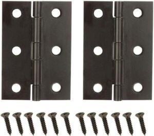 2-1/2 in. x 1-9/16 in. Oil-Rubbed Bronze Middle Hinges